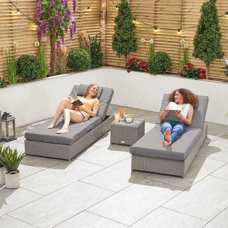 Wayfair rattan sun loungers sale